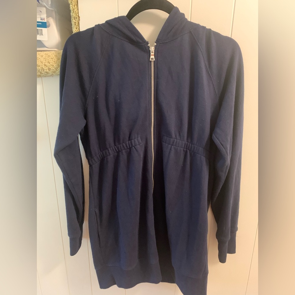 Gap maternity hooded zip up sweatshirt